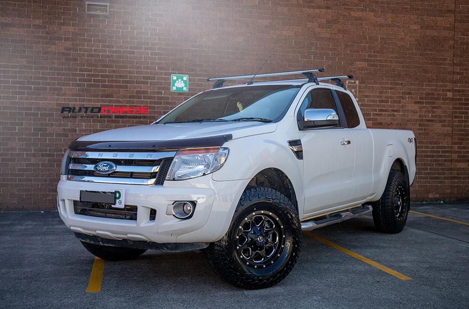 FORD RANGER PX1 BOOST GLOSS BLACK MILLED ACCENTS